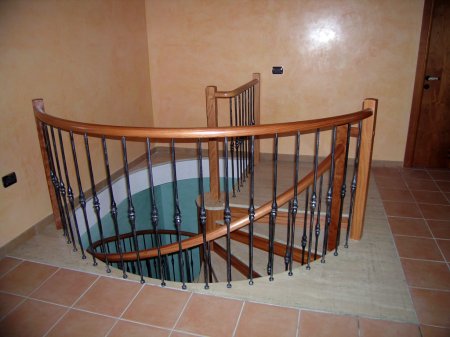 Ringhiera mod. ferro battuto